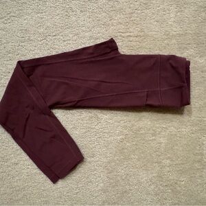 Athleta Kids Burgundy Leggings